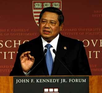 SBY Pidato di Universitas Harvard
