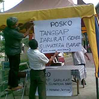 Galang Bantuan Korban Gempa