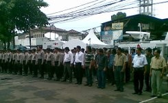 Ratusan Aparat Keamanan Siaga di PN Jaksel 