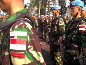 Pangdam Lepas 142 Personel Zipur ke Kongo