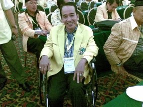 Mukmin Faisal, Satu-satunya Peserta Munas Golkar yang Berkursi Roda 