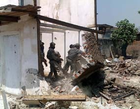 Ratusan Rumah di Mangga Dua Dibongkar