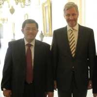 Gubernur Jabar Bertemu Putra Mahkota Belgia di Royal Palace