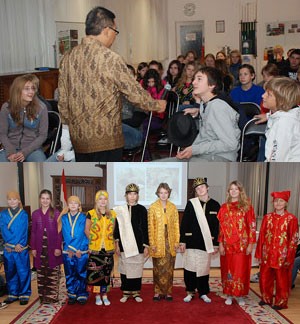 Siswa Sekolah Vladislava Kenali Kebudayaan Indonesia