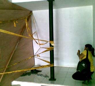 TKP Teroris Ciputat Masih Dipolice Line