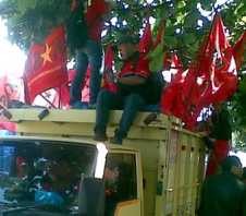 Batal ke Jakarta, KASBI Cimahi Geruduk Disnakertrans Jabar