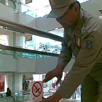 Tim Anti Rokok Sidak Pusat Perbelanjaan