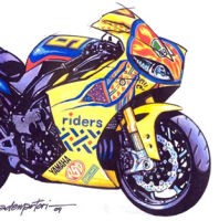 Motor Yamaha R1 Rossi Akan Dilelang