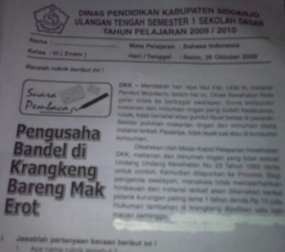 Soal Ujian Cabul, Kepala Dinas Pendidikan Sidoarjo Minta Maaf