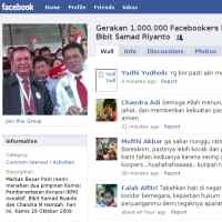 Dukungan untuk Bibit & Chandra di Facebook Melonjak