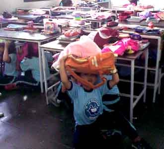 Simulasi Kebakaran dan Gempa