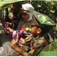 Siswa TK Aisyiyah 5 Belajar Tentang Tanaman Terong 