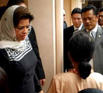 Menteri Wanita Malaysia Kunjungi TKI