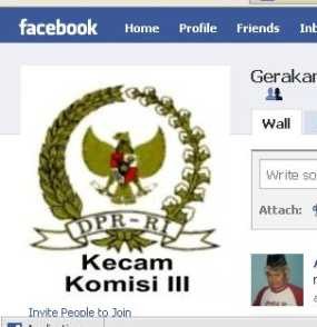 Muncul Gerakan Sejuta Facebookers Kecam Komisi III DPR