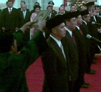 Pelantikan Kepala BKPM dan 5 Wakil Menteri