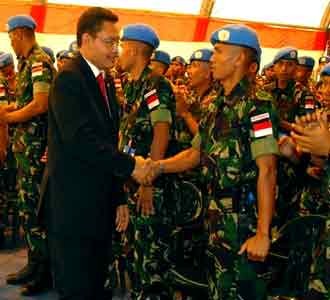 Dubes RI Beirut Kunjungi Indobatt