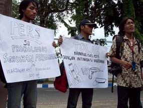 Wartawan Probolinggo Tolak Kriminalisasi Pers