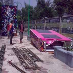 Huruf G di DAGO Ambruk