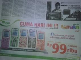 Penjualan HP Murah di Plaza EX Ricuh