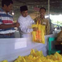 Setahun Urunan, Yayasan Ibad Sembelih 31 Sapi