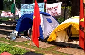 Saat Gedung KPK Dijadikan Simbol Perjuangan Rakyat