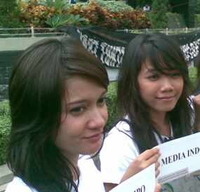  Gadis-gadis Cantik Ikut Sambut Bibit-Chandra