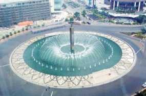 Ditinggal Pendemo, Bundaran HI Lengang