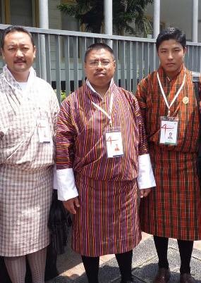 Gho, Baju Nasional Anggota DPR Bhutan