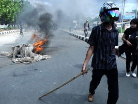 Pasca Rusuh Demo Hari Antikorupsi, Makassar Normal