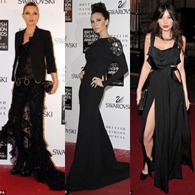 Hitam-hitam di Karpet Merah British Fashion Awards