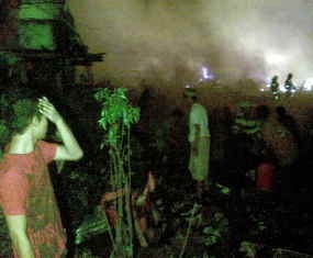 Api Mulai Padam, Warga Mengungsi ke Kantor Pelayanan Pajak