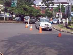 Atasi Macet, Jalan Martadinata Direkayasa