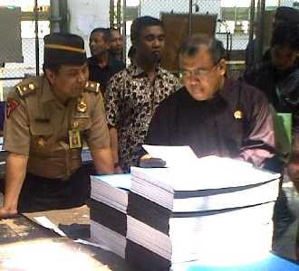 Patrialis Kembali Tinjau Lapas Sukamiskin