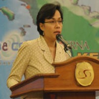 Sri Mulyani Mendapat Anugerah Parahita Ekapraya