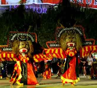 Reog Semarakkan Pergantian Tahun