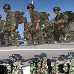 130 Marinir Berangkat ke Ambalat