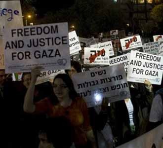 Aksi Memprotes Blokade Israel
