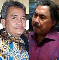 Ruhut & Gayus Bersalaman