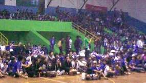 GOR Pajajaran Mulai Membiru