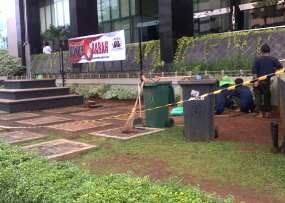 Gedung KPK Kembali Bersih Lagi