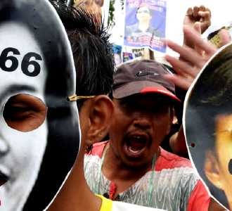 Demo Turunkan Menkeu dan Wapres