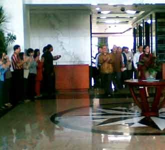 Pegawai Depkeu Dukung Sri Mulyani