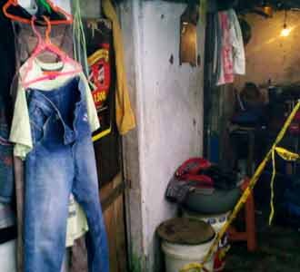 Rumah Pelaku Mutilasi Sepi