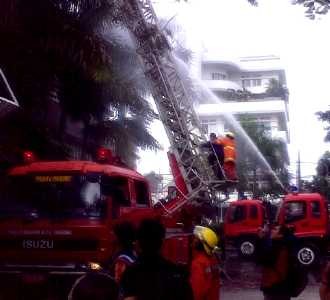Simulasi kebakaran di Bank Jabar Banten