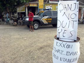 Sumur Blok Cepu Diblokir Warga 