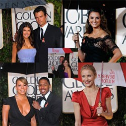 Payung Besar, Aksesoris Wajib di Golden Globe Awards 2010