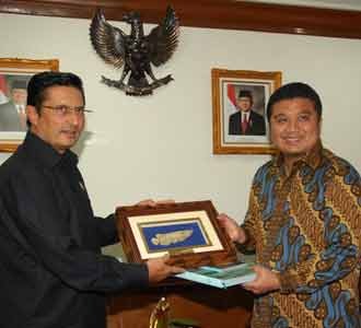 Fadel Muhammad Terima Pengurus HIPMI