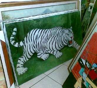 Lukisan Macan Ramai Dipesan