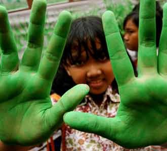 Go Green School di SD Obama