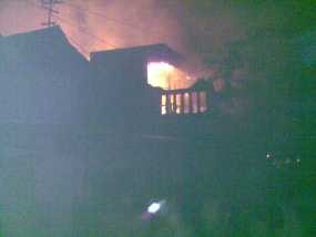 Kebakaran di Komplek Kembangan Jakarta Barat